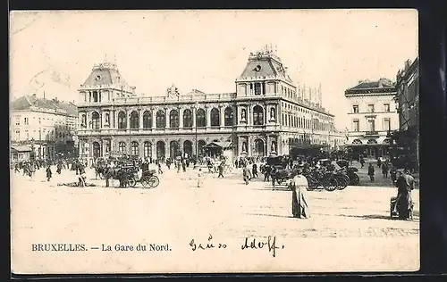 AK Bruxelles, La Gare du Nord