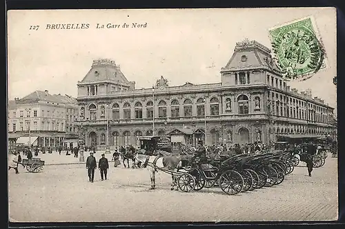 AK Bruxelles, La Gare du Nord