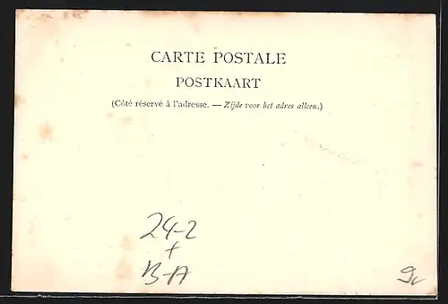 AK Anvers, Incendie de l`Entrepot Royal, 5 Juin 1901, Vue des ruines