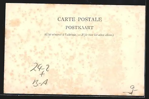 AK Anvers, Incendie de l`Entrepot Royal, 5 Juin 1901