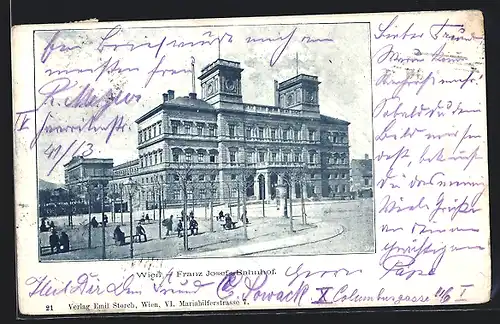 AK Wien, Franz Josefs-Bahnhof
