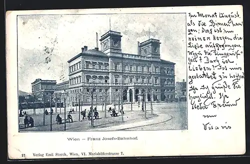 AK Wien, Franz Josefs-Bahnhof