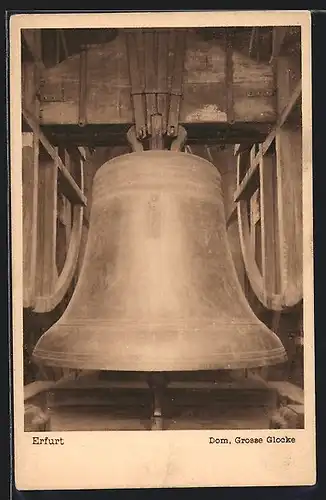 AK Erfurt, Grosse Glocke im Dom