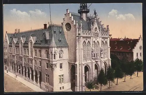 AK Erfurt /Thüringen, Das Rathaus