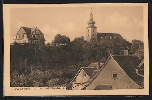 AK Möbisburg, Kirche und Pfarrhaus