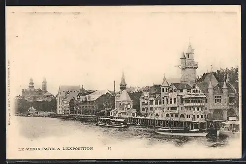 AK Paris, Le Vieux Paris a L`Expedition, Exposition universelle de 1900
