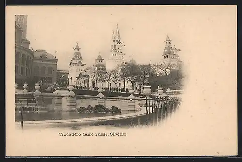 AK Paris, Exposition universelle de 1900, Trocadero, Asie russe, Siberie