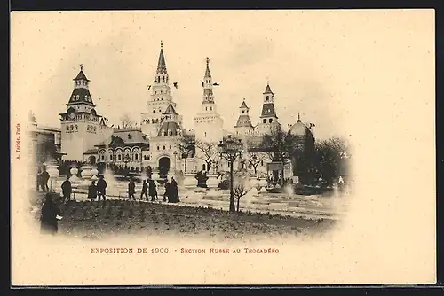 AK Paris, Exposition universelle de 1900, Pavillon Russland, Trocadéro