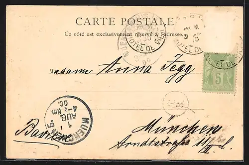 AK Paris, Exposition universelle de 1900, La Porte Monumentale