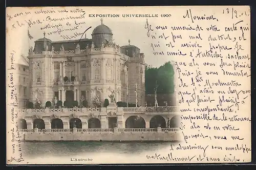 AK Paris, Exposition universelle de 1900, L`Autriche
