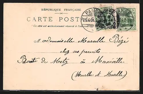 AK Paris, Exposition universelle de 1900, Porte Monumentale