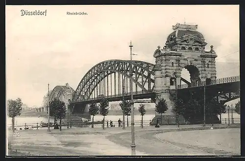 AK Düsseldorf, Rheinbrücke