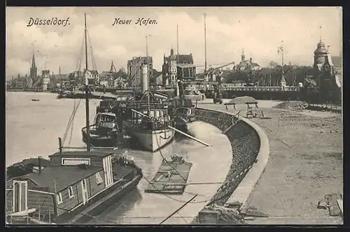 AK Düsseldorf, Neuer Hafen