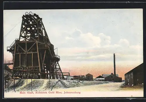 AK Johannesburg, Main Shaft, Robinson Gold Mine