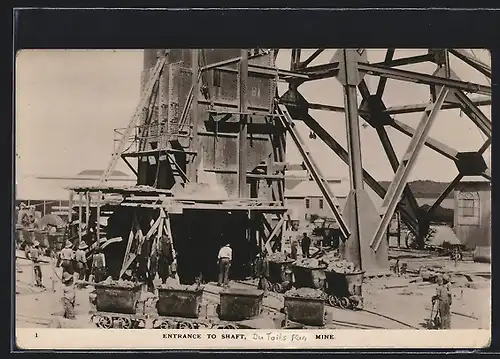 AK Kimberley, Entrance to Shaft, Dutoits Pan Mine