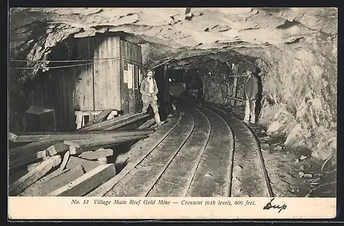 AK Johannesburg, Village Main Reef Gold Mine, Crosscut