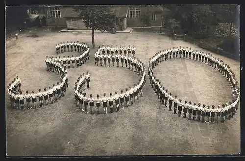 Foto-AK Eschwege, 350 jähr. Jubiläum des staatl. kath. Gymnasiums Heiligenstadt 1925