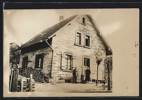 Foto-AK Neidlingen, Haus Förster Karl Deess 1911