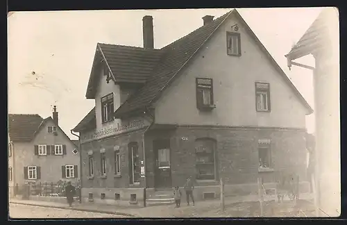 Foto-AK Kirchheim /Teck, Bäckerei Julius Knaupp Ecke Teckstrasse