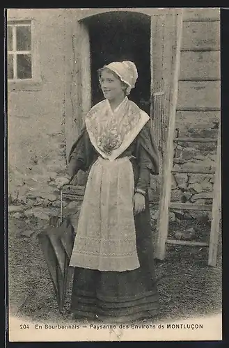 AK Bourbonnais /Auvergne, Paysanne