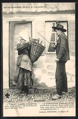 AK Puy-de-Dôme /Auvergne, Brayaudes