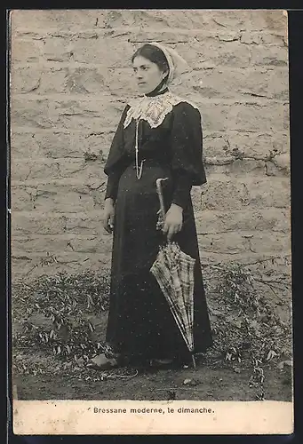 AK Auvergne, Bressane moderne le dimanche