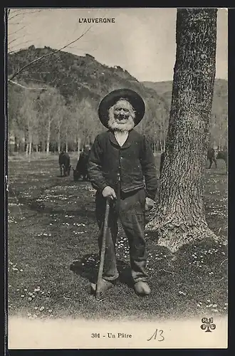 AK Auvergne, Un Pâtre