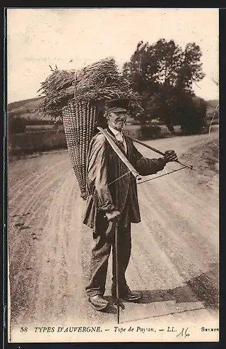 AK Auvergne, Types d`Auvergne, Type de Paysan