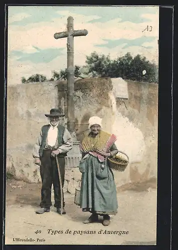 AK Auvergne, Types de paysans