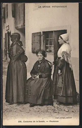 AK Hauteluce /Auvergne, Costumes de la Savoie