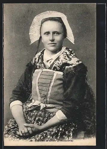 AK Fontcouverte /Auvergne, Costumes de Savoie
