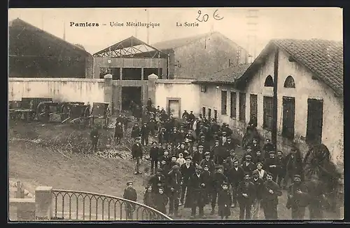AK Pamiers, Usine Métallurgique, La Sortie