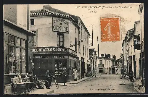 AK Chantonnay, La Grande-Rue, Strassenpartie