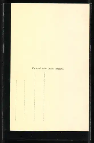 AK Vaduz, Panorama mit Schloss