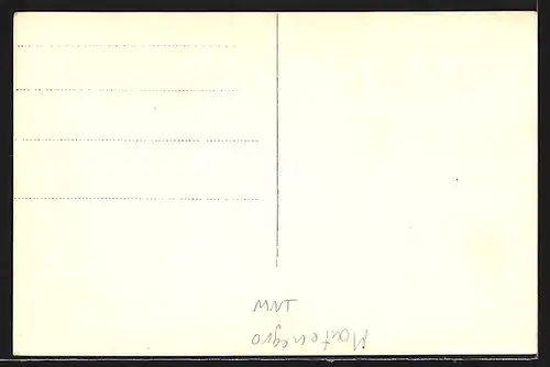 AK Cetinje, Ortsansicht gegen eine Hügelkette