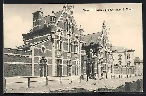 AK Mons, Caserne des Chasseurs à Cheval