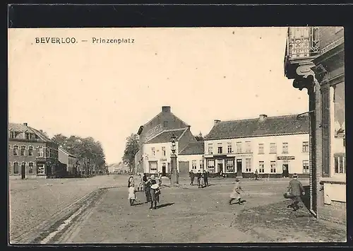 AK Beverloo, Strassenpartie am Prinzenplatz