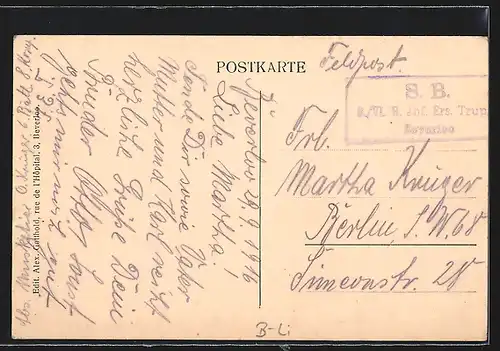 AK Beverloo, Partie am Gemeindehaus