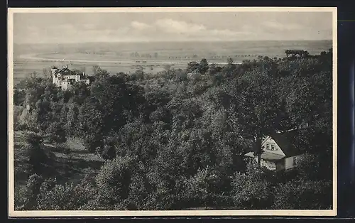 AK Crossen /Oder, Blick von der Bismarckhöhe