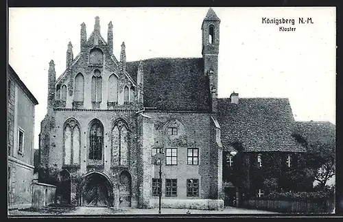 AK Königsberg /N.-M., Partie am Kloster