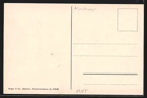 AK San Stefano presso Budua, Ortsansicht auf der Insel