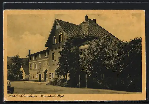 AK Giersdorf /Rsgb., Hotel Schneekoppe