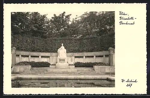 AK Wien, Blick auf das Elisabeth-Denkmal