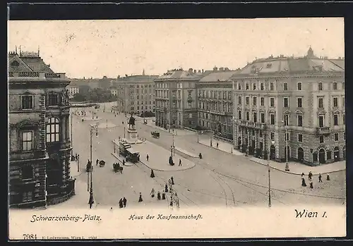 AK Wien, Haus der Kaufmannschaft am Schwarzenberg-Platz