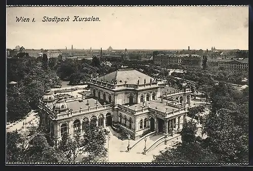 AK Wien, Stadtpark mit Kursalon