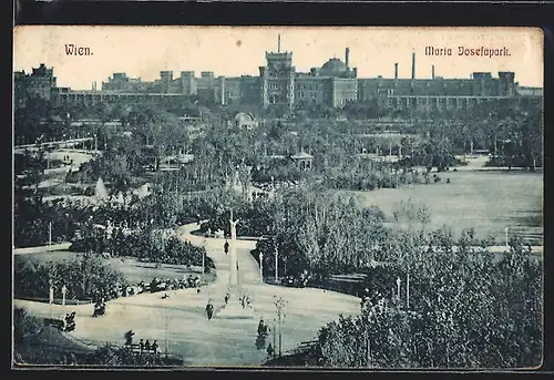 AK Wien, Blick über den Maria Josefpark