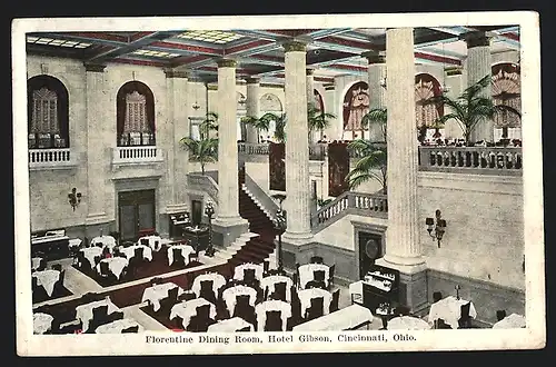 AK Cincinnati, OH, Florentine Dining Room, Hotel Gibson