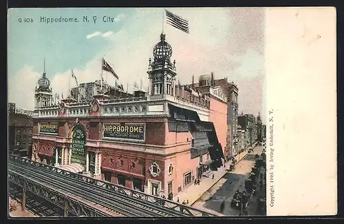 AK New York, NY, View of the Hippodrome