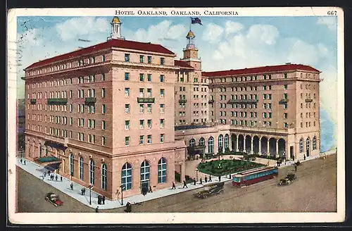 AK Oakland, CA, View of Hotel Oakland