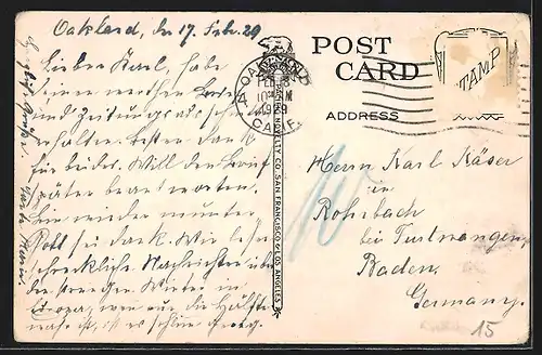 AK Oakland, CA, View of Hotel Oakland